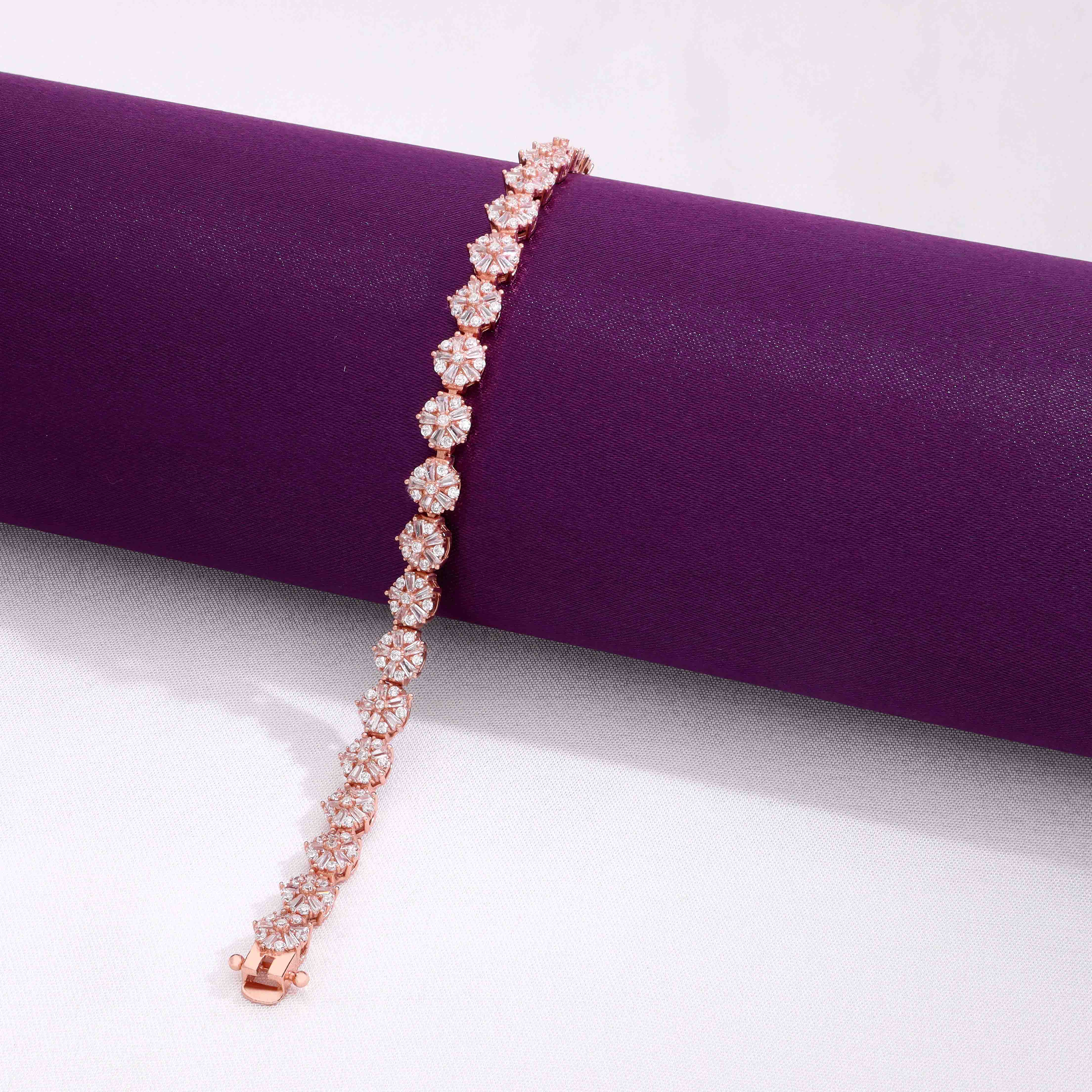 Trendy Zirconia Solitaire Tennis Bracelet - Image 8