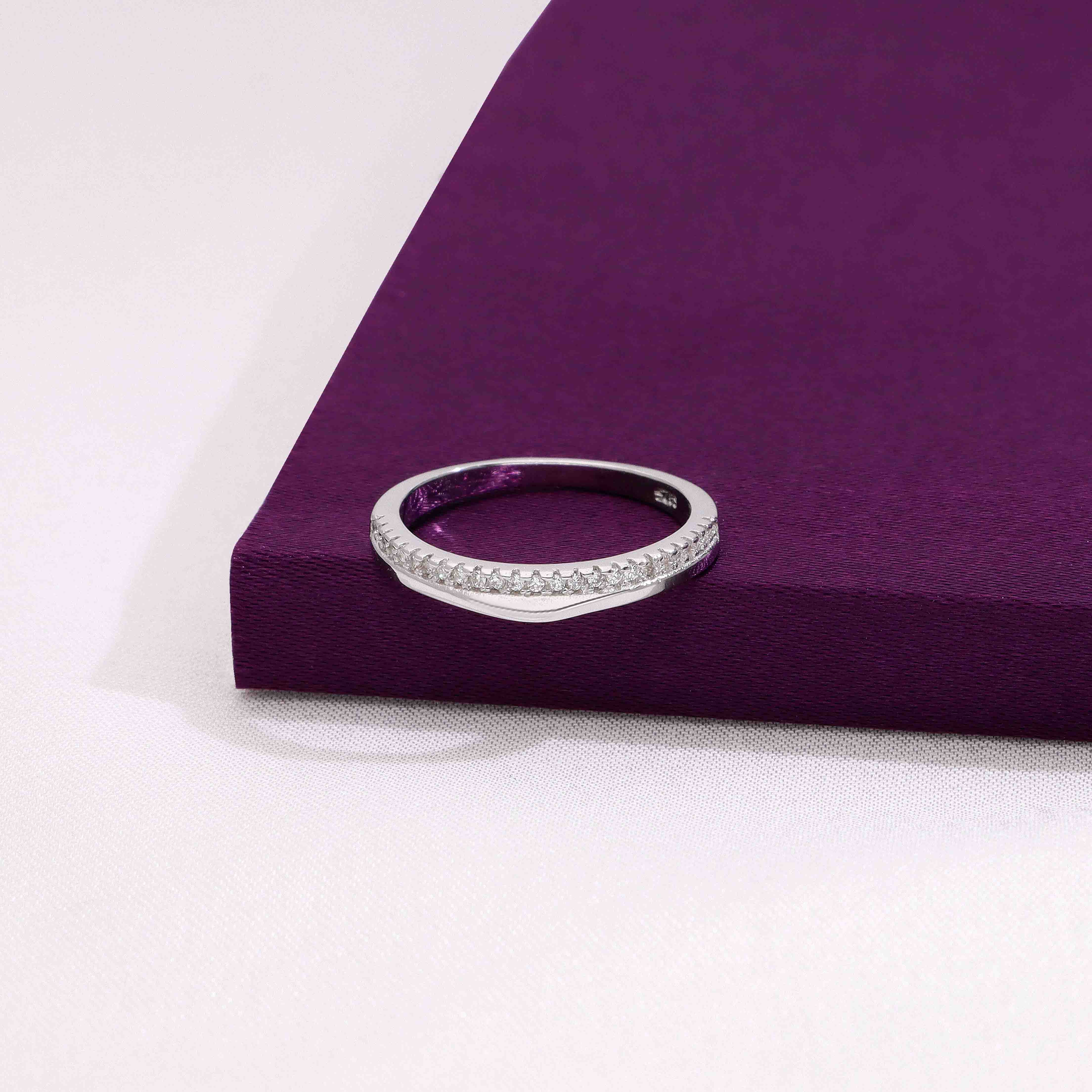 Minimal Sterling Silver Contour Ring